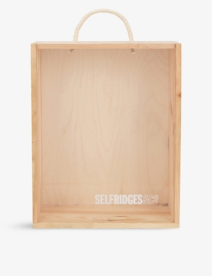 SELFRIDGES SELECTION: Wood and acrylic hamper box