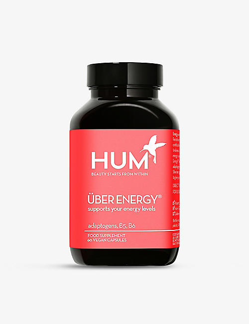 HUM NUTRITION: Uber Energy supplements 60 capsules