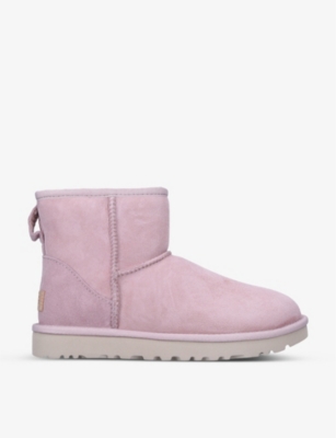 UGG Classic Mini ll suede and shearling boots