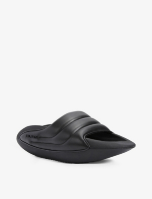 BALMAIN B-It quilted leather slides