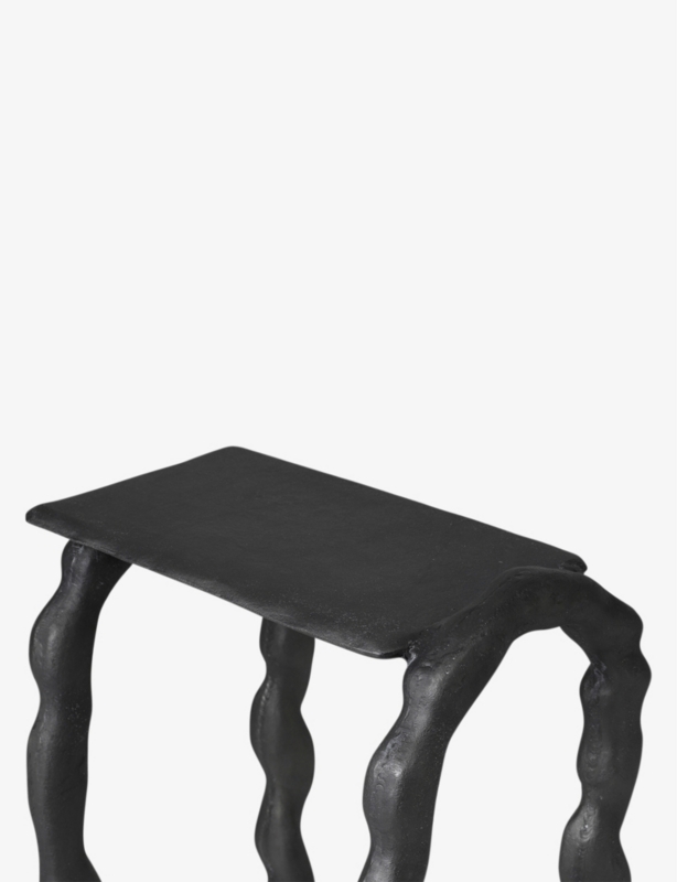 Rotben aluminium side table 54cm