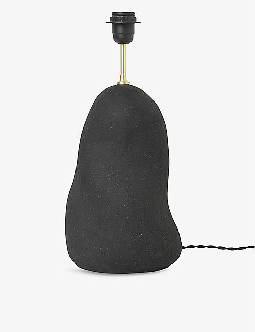 FERM LIVING: Hebe organic-shaped medium ceramic lamp base 43cm