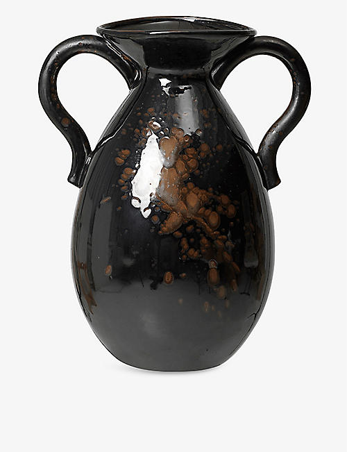 FERM LIVING: Verso glazed-ceramic vase 27cm