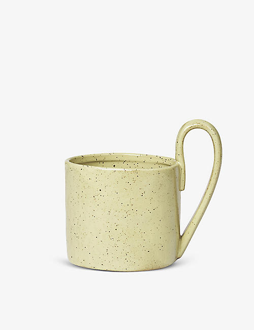 FERM LIVING: Flow speckled porcelain mug 360ml