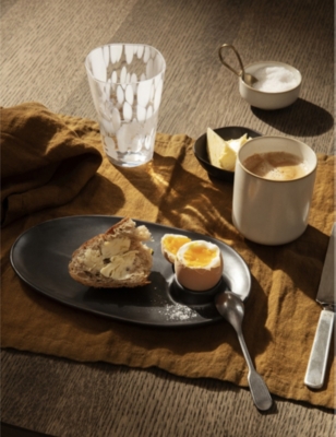 Shop Ferm Living Flow Porcelain Breakfast Plate 23.5cm