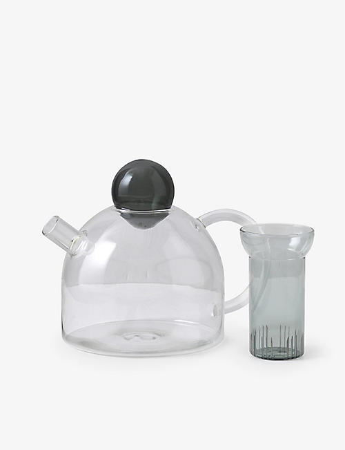 FERM LIVING: Still transparent glass teapot 1.25 L