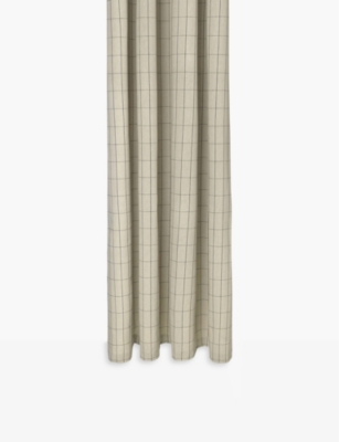 FERM LIVING: Chambray organic cotton shower curtain 205cm
