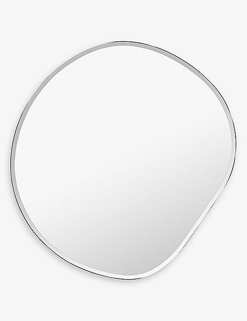 FERM LIVING: Pond chrome-plated zinc mirror 94cm