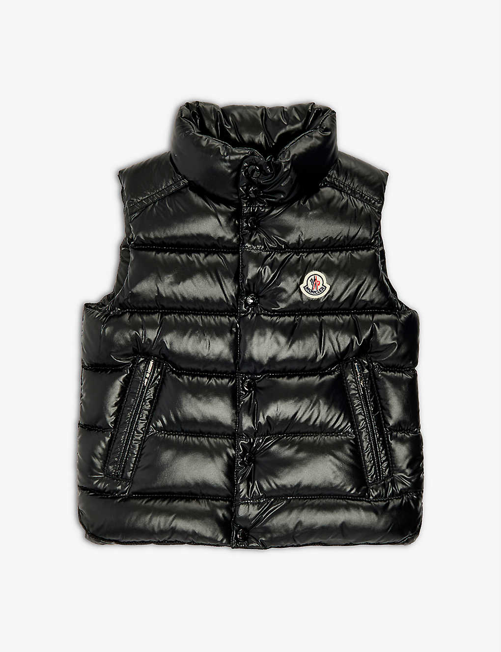 Selfridges & Co Boys Clothing Jackets Gilets Tib logo-appliqué shell-down gilet 4-14 years 
