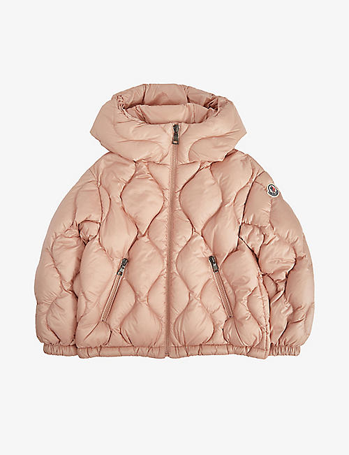 MONCLER: Anthon quilted shell-down jacket 8-14 years