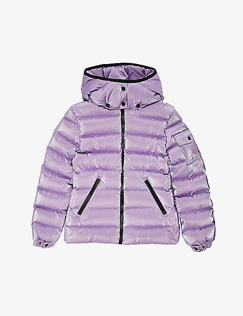 MONCLER: Bady high-neck quilted shell-down jacket 8-14 years