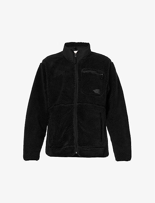 THE NORTH FACE: High-pile brand-embroidered funnel-neck fleece jacket