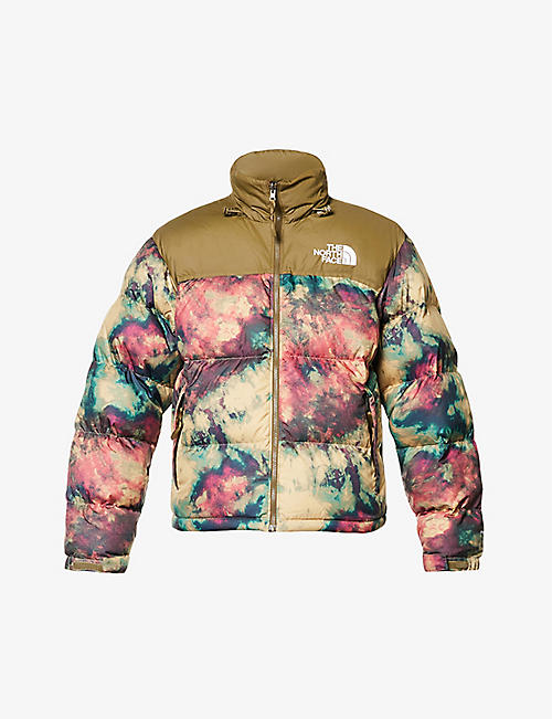 THE NORTH FACE: 1996 Nuptse tie-dye shell and down-blend jacket