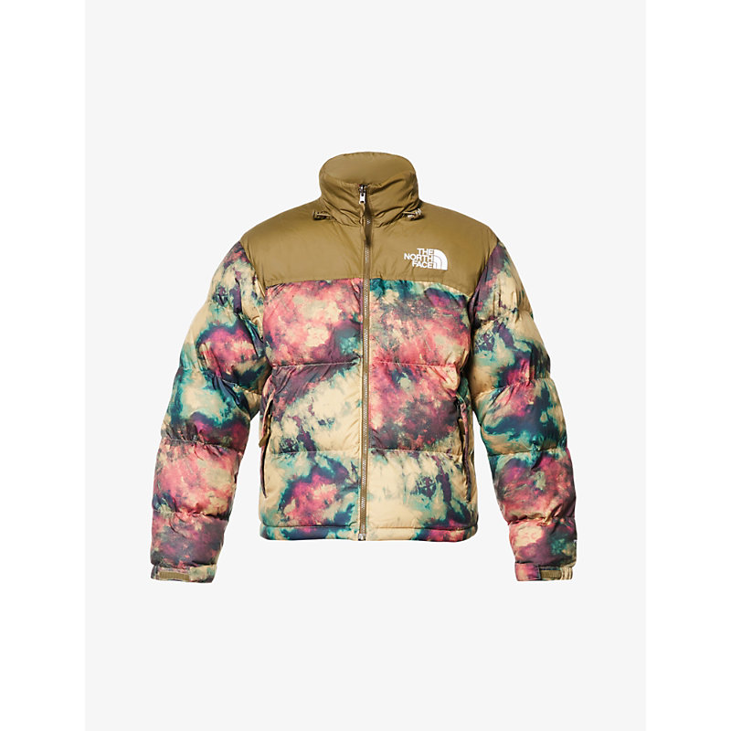 The North Face 1996 Nuptse Tie-dye Shell And Down-blend Jacket In 