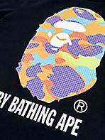 A BATHING APE: Giant Head cotton-jersey T-shirt 10-16 years