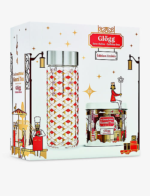 KUSMI TEA: Glögg limited-edition tea and teapot gift set 125g