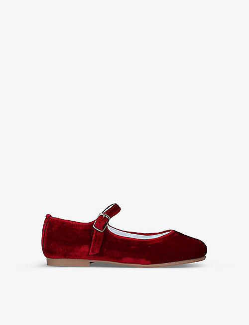 PAPOUELLI: Avery velvet shoes