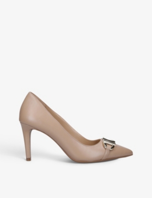 MICHAEL MICHAEL KORS Izzy logo-embellished leather courts