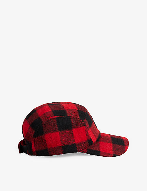 TED BAKER: Pettio check-print woven cap