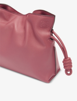 LOEWE Flamenco mini leather clutch bag