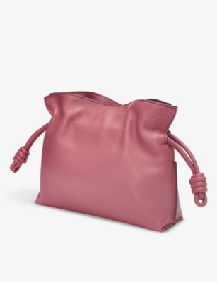 LOEWE Flamenco mini leather clutch bag