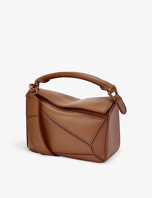 LOEWE: Puzzle mini leather shoulder bag