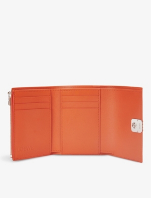 LOEWE Anagram small leather vertical wallet