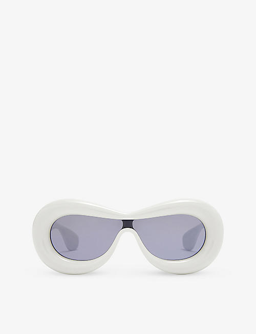 LOEWE: G000270X04 Inflated round-frame acetate sunglasses