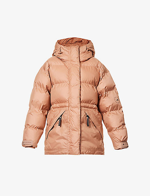 ADIDAS BY STELLA MCCARTNEY: Funnel-neck padded recycled polyester jacket