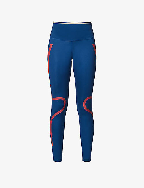 ADIDAS BY STELLA MCCARTNEY: High-rise stretch-recycled polyester leggings