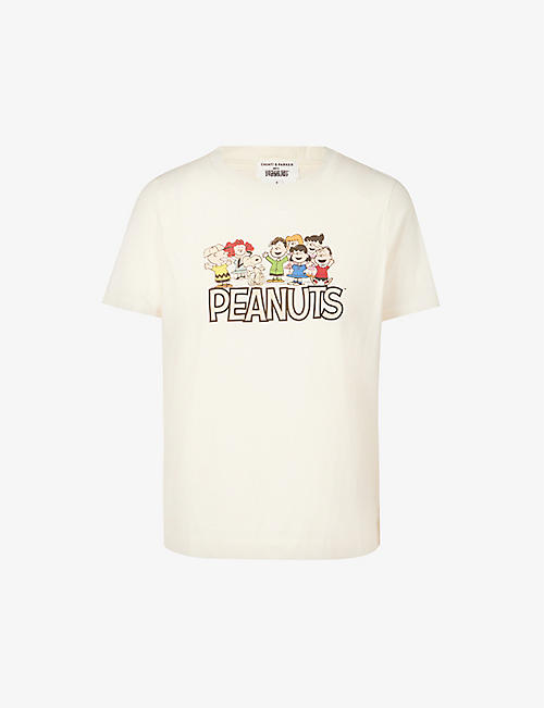 CHINTI AND PARKER: Chinti & Parker x Peanuts gang-print cotton-jersey T-shirt