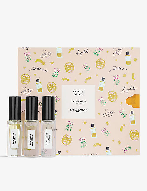SANA JARDIN: Scents of Joy eau de parfum set 3 x 5ml