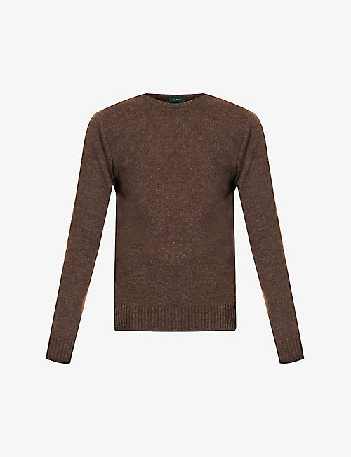 SLOWEAR: Crewneck wool-knit jumper