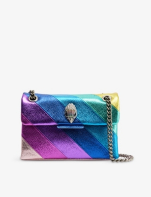 Kurt Geiger London Mini Kensington Leather Crossbody Bag In Multi