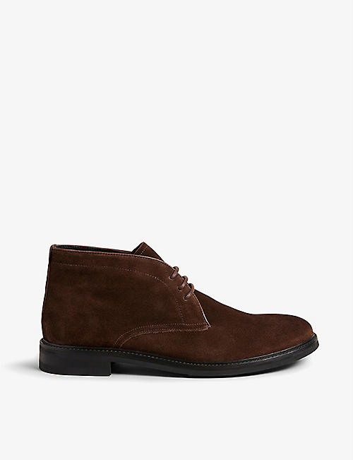 TED BAKER: Andrews suede chukka boots
