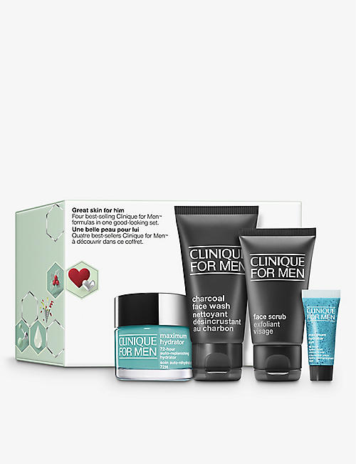 CLINIQUE: Great Skin For Him: Men’s Skincare gift set