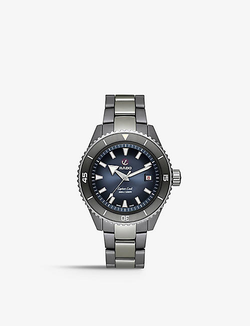 RADO: R32144202 Captain Cook High-Tech Ceramic Diver ceramic and stainless steel automatic watch