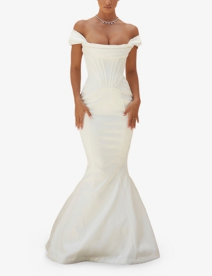 HOUSE OF CB: Antoinette tulle and satin wedding dress