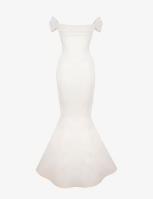 HOUSE OF CB - Antoinette tulle and satin wedding dress | Selfridges.com