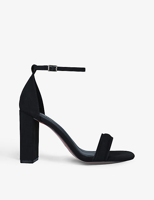 CALL IT SPRING: Katarina heeled square-toe vegan-leather sandals