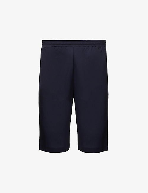 ZIMMERLI: Elasticated-waist relaxed-fit cotton-blend shorts