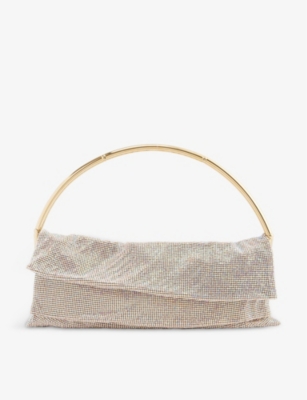 BENEDETTA BRUZZICHES: Travolta mesh baguette bag