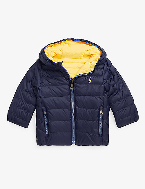Logo-print recycled-polyester raincoat 5-6 years Selfridges & Co Girls Clothing Jackets Rainwear 