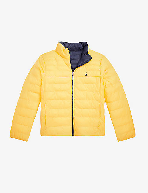 Selfridges & Co Boys Clothing Jackets Rainwear Kids ESSENTIALS front-pocket panelled jacket 4-16 years 