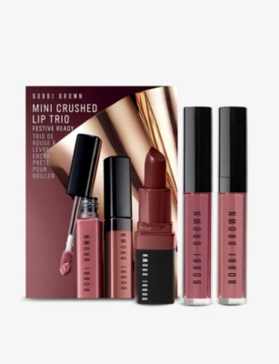 BOBBI BROWN - Festive Ready Mini Crushed Lip Trio set | Selfridges.com