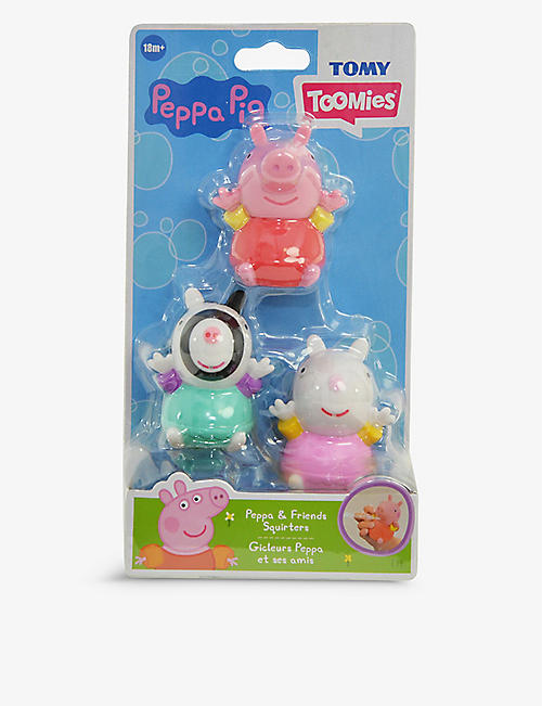 PEPPA PIG: Peppa & Friends set of three bath squirters