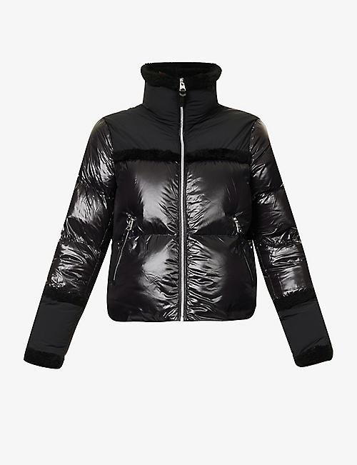 MACKAGE: Miya cropped quilted shell-down jacket