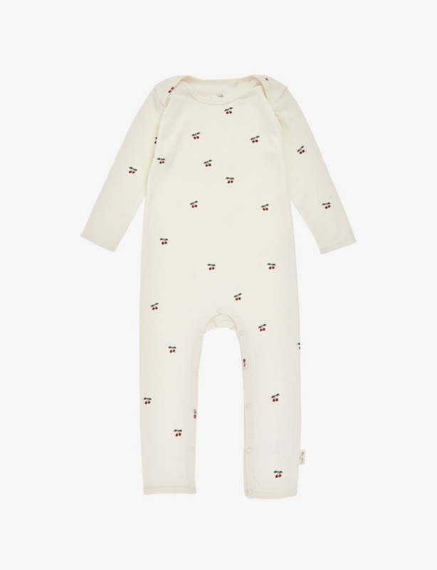 Lemon-print cotton jersey romper 9-18 months