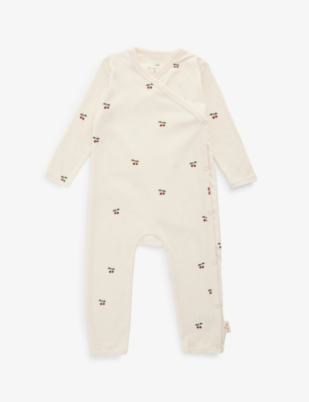 Fruit-print cotton babygrow 0-6 months