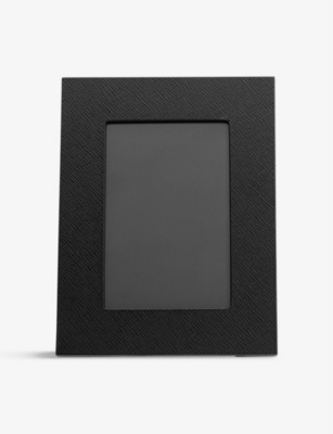 SMYTHSON: "Panama small leather photo frame 8.4"" x 6.5"""
